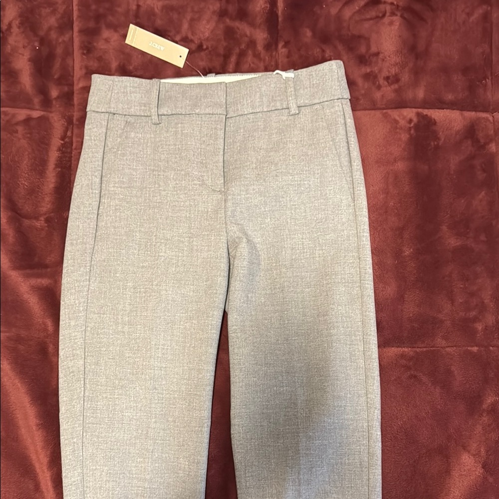 J. Crew Straight Leg Pants in Light Gray